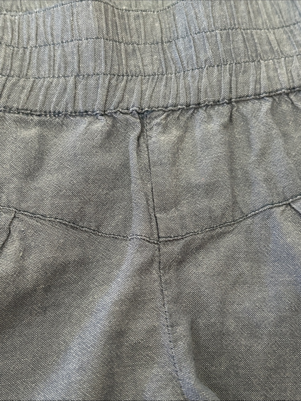 Billabong Grayish-Blue Low-Rise Women's Button-Detail Shorts-M - Picture 6 of 12